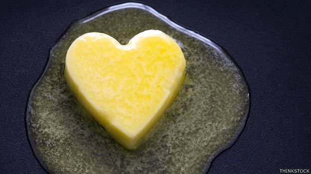 Un corazón de mantequilla