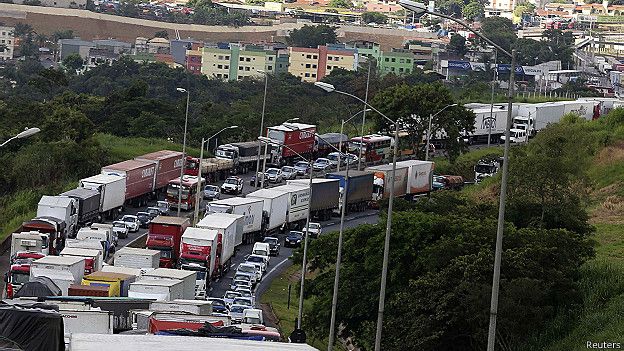 Camiones en Brasil
