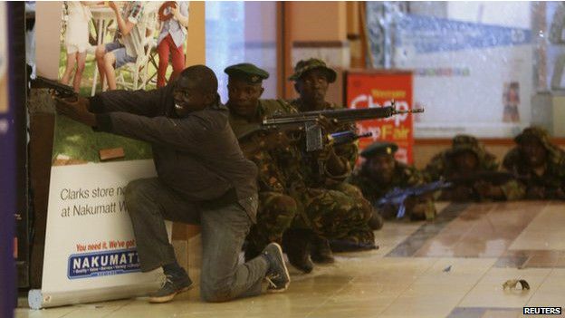 2013年肯尼亞內羅畢維斯蓋特購物中心爆炸事件導致67人死亡。