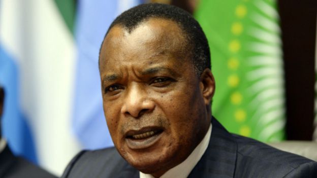 Le ministre de la Fonction Publique, Guy-Brice Parfait Koléla, et son collègue du Commerce Claudine Munari en font partie. - 150403160205_denis_sassou_nguesso_640x360__nocredit