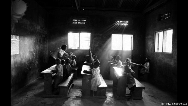 Orfanato del condado de Kakuto, en Uganda.