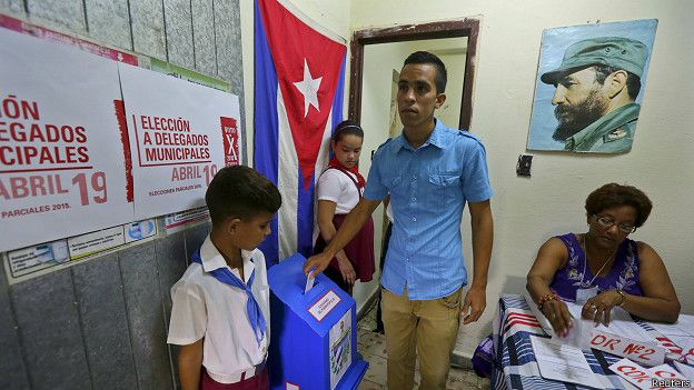 Yuniel López, miembro del prohibido Partido Democrático de Cuba.