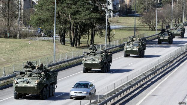 Военная техника НАТО в Литве