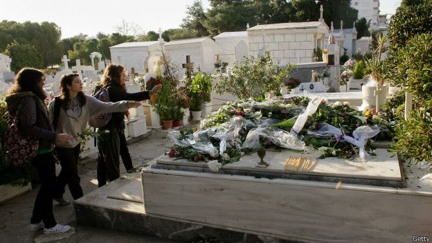 Cementerio en Grecia