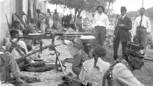 Tropas revolucionarias en Torreón, Coahuila, en 1911. Foto: cortesía archivo Harold Miller