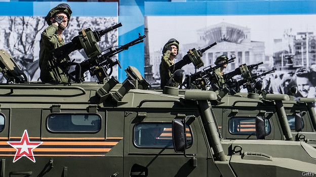 Репетиция военного парада в Москве