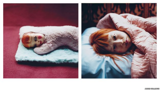 fotos, nueva york, modelos, desconocidas, muñecas, Annie Collinge