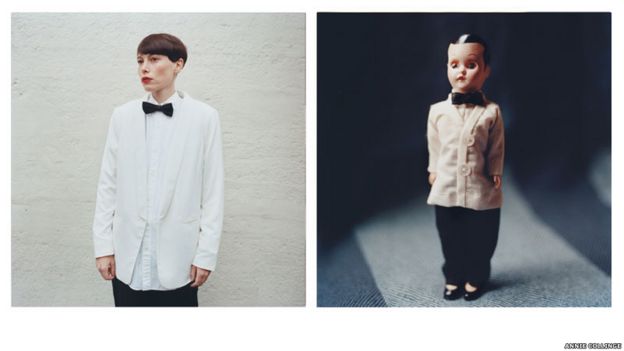 fotos, nueva york, modelos, desconocidas, muñecas, Annie Collinge