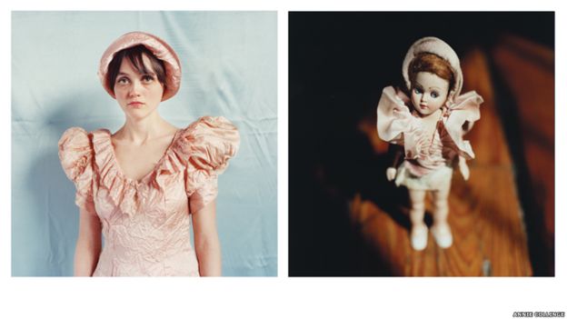 fotos, nueva york, modelos, desconocidas, muñecas, Annie Collinge