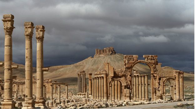 Руины Пальмиры в Сирии