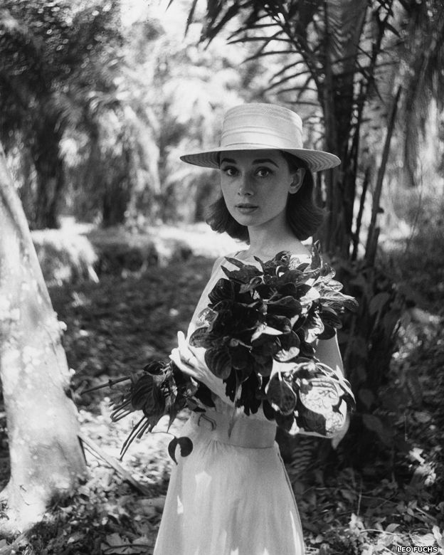 Audrey Hepburn on location in Africa for The Nun’s Story by Leo Fuchs, 1958 ©Leo Fuchs