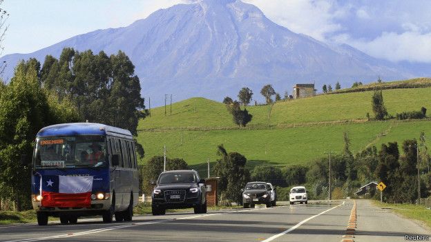 Carretera en Chile
