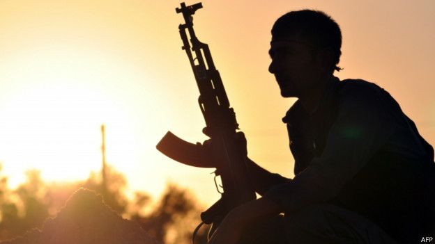 叙利亚库尔德民兵组织战士