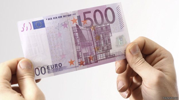 El mayor billete de la divisa de la Unión Europea supone un valor de US$ 542.