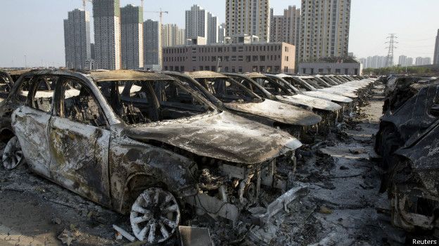 Explosiones en Tianjin, China