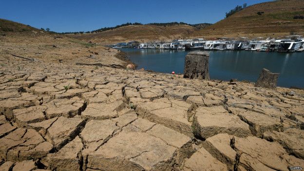 Lagos de California afectados por la sequía