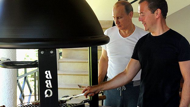 Путин и Медведев