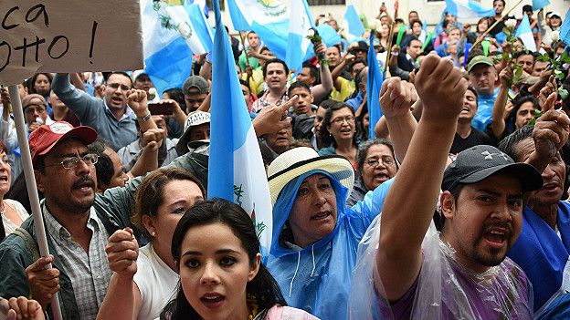 Manifestaciones en Guatemala