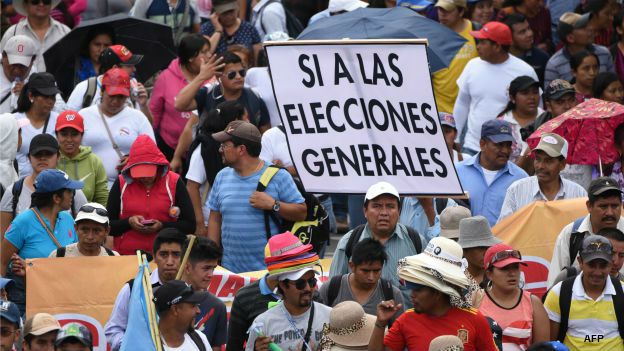 Protestas en Guatemala