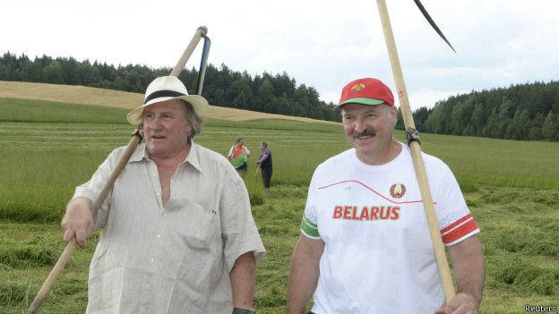 Депардьє проміняє італійок на білоруських селянок