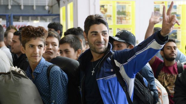 Llegada de migrantes a Alemania