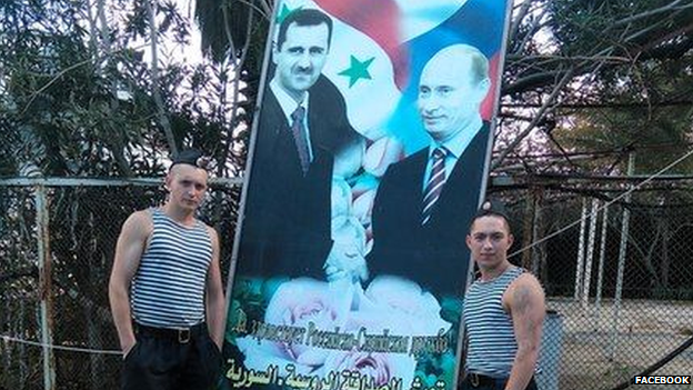 Selfies de soldados rusos en Siria