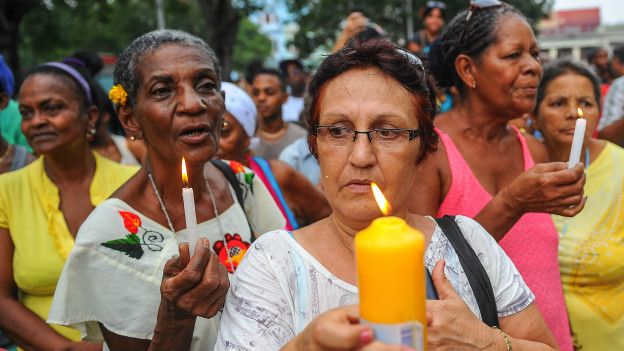 Ceremonia en Cuba
