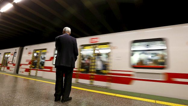 Tren en Santiago
