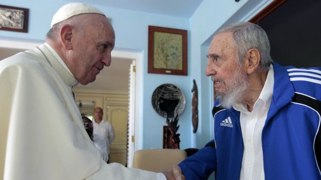 Fidel con Francisco