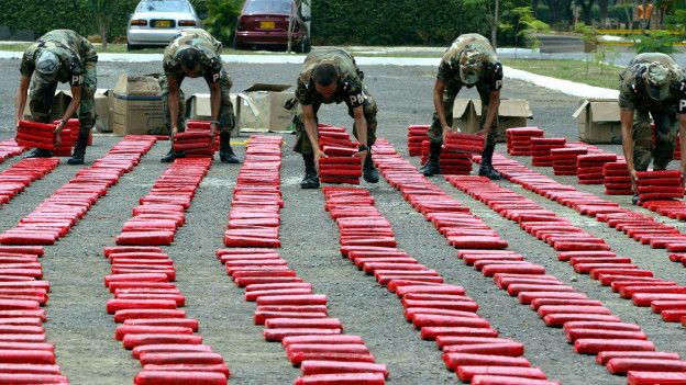 Decomiso de marihuana en Colombia