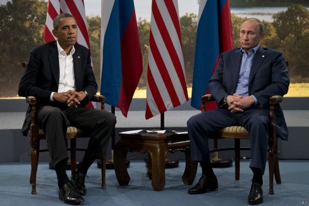 Путин и Обама