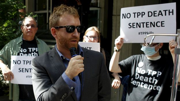 Protestas contra el TPP