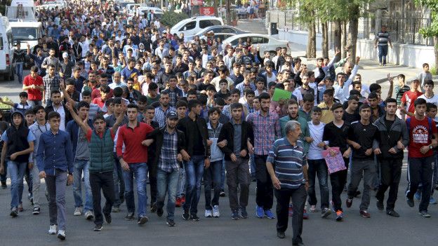 Митинг в городе Диярбакир