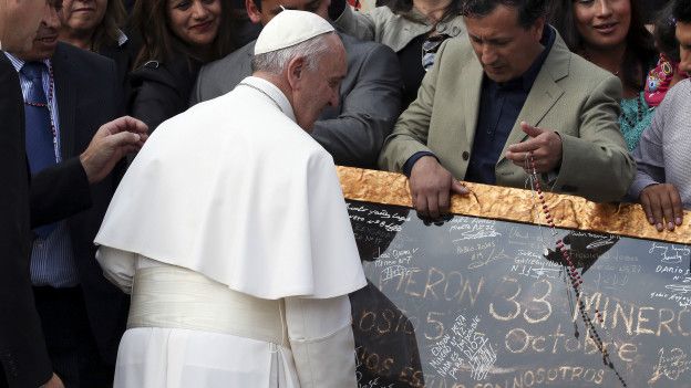 Los mineros y el Papa