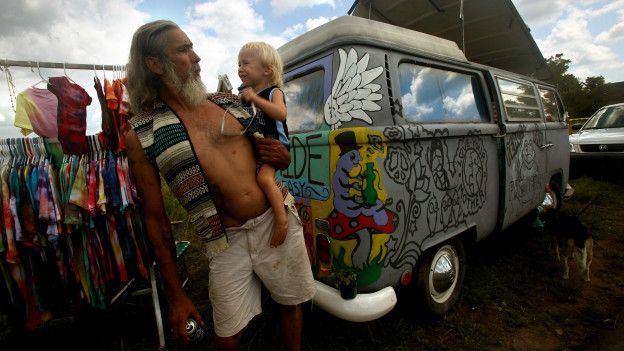 Hippies de la década de los 60