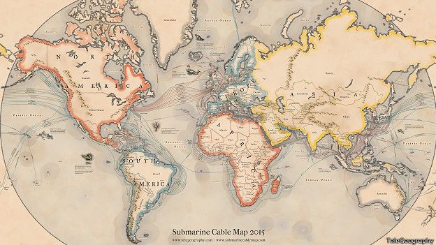 Карта подводных кабелей www.telegeography.com