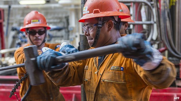 Trabajadores de Pemex