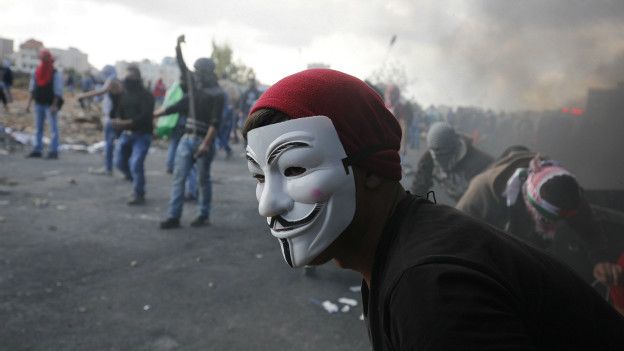 Anonymous протест