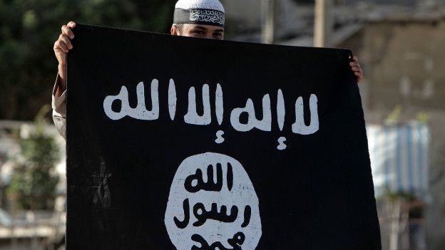 Bandera de un afiliado de al Qaeda