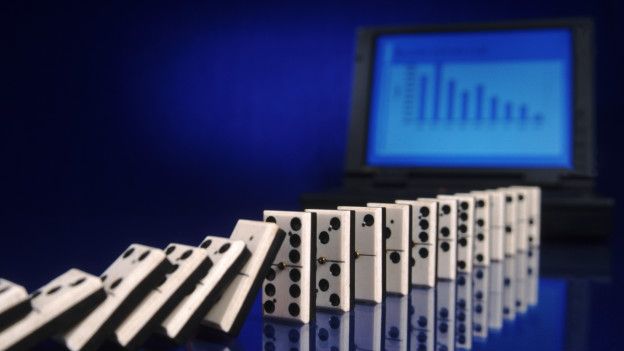 En el complejo sistema financiero, la debilidad de unos actores puede arrastrar al resto.