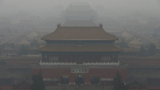 Contaminación en Pekín, China