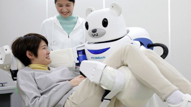 Robot de cuidado en Japón