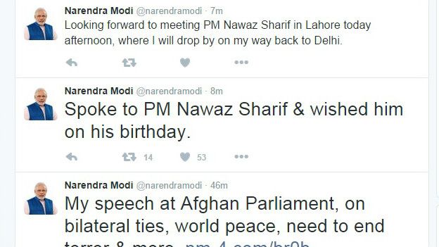 நரேந்திர மோடி ட்விட்டர் பதிவு