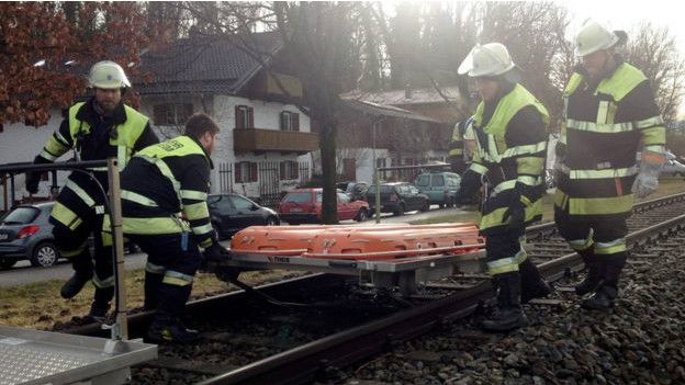 Accidente de tren en Alemania