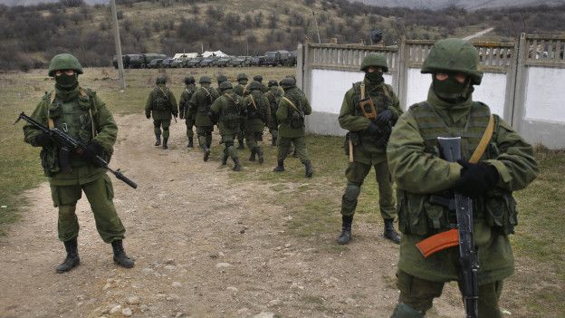 Военные в масках