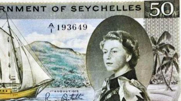 Billete de las Seychelles