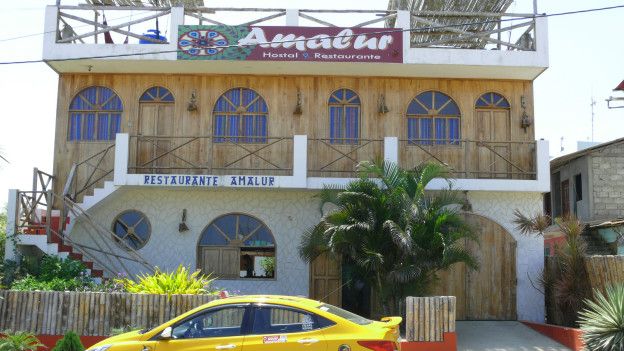 Hotel Amalur, que no colapsó ante el terremoto.
