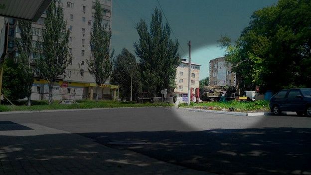 Бук по пути из Донецка на восток
