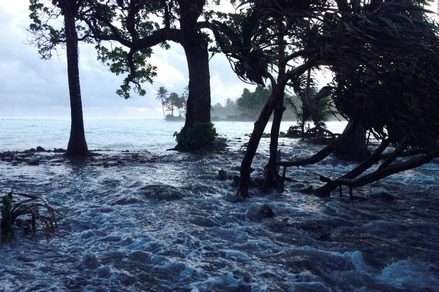 Inundación en las islas Marshall