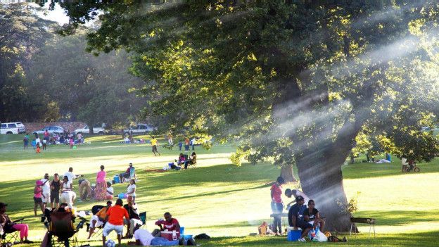 Maior cidade da África do Sul, Johanesburgo tem o clima mais ameno do país. Foto: Getty Images.